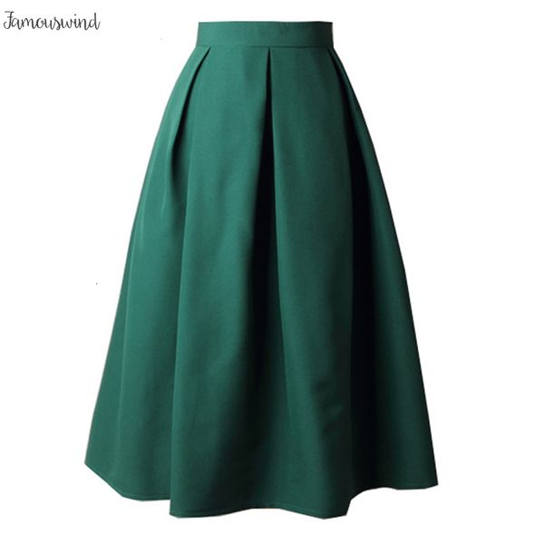 

юбки 2019 summer black wear бального skater midi женщины solid plus размер xxxl офис гофрированного пачка saias s8322