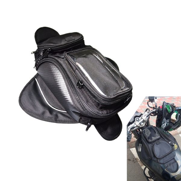 

большой экран мотоцикл мешок бака магнитное мотоцикл масло топливный бак мешок водонепроницаемый нейлоновые сумки мотоцикл велосипед седло