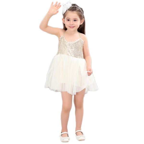 

kids dresses for girl 2019 new summer sequins sleeveless children princess dress 1 2 3 4 5 6 year girls clothes toddlers costume, Red;yellow