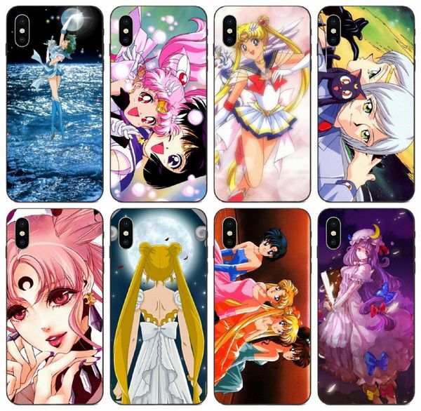 

tongtrade] sailor moon cartoon brand case for apple iphone 11 pro max x xs 8p 7p 6p samsung s10 plus honor 8x xiaomi 6x case