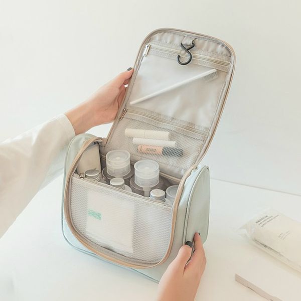 

hook-up makeup storage bag travel business kit toiletries towel toothbrush makeup lipstick beauty supplies organizer accessories