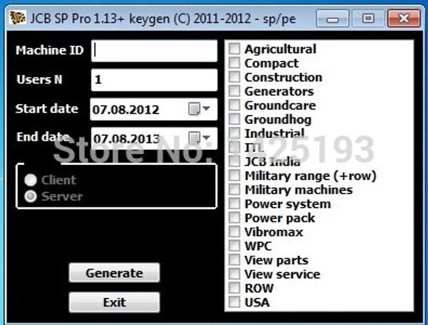

jcb spp parts catalog 1.13-1.18 keygen unlock