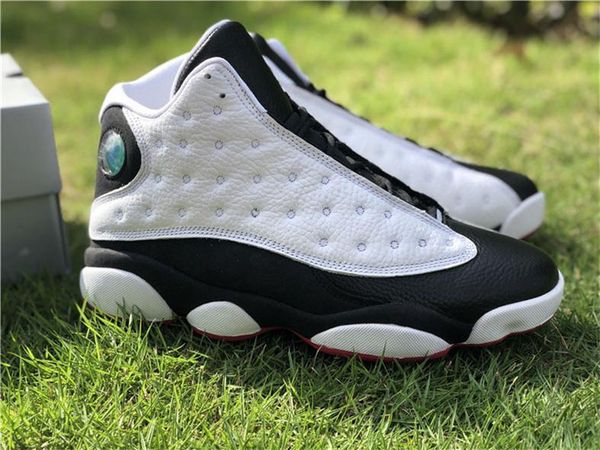 

2020 est 13 he got game 13s black white true red 414571 -104 casual shoes authentic quality real carbon fiber running shoes 7 -13