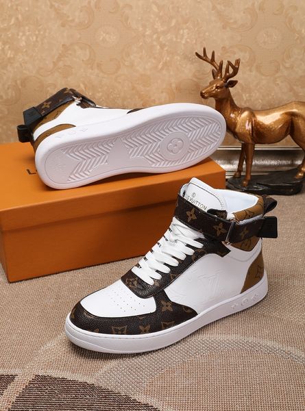 

европейская станция новая кожа высокого верха повседневная обувь студентки удобные дикие зимние туфли высокого верха ручной работы обувь l03, Black