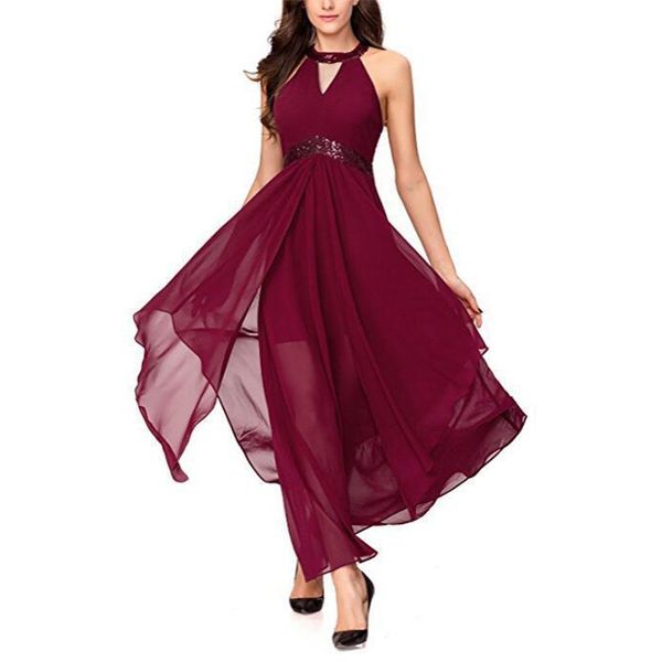 

black dress s-2xl plus size wine red purple summer europe and the new casual sleeveless maxi dress vestidos feminina jd145, Black;gray