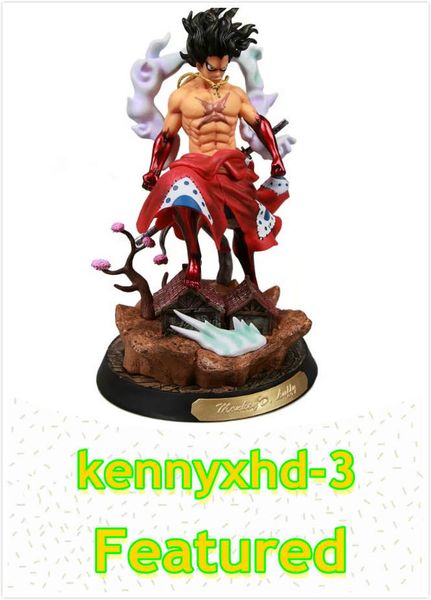

one piece hekuni gk kimono snake man luffy statue model boxed hand