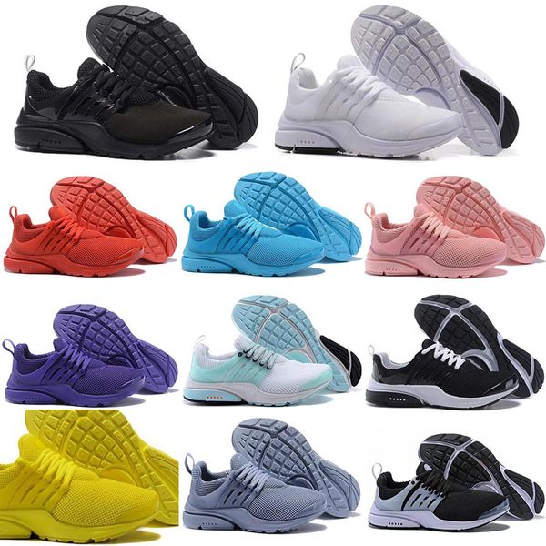 

новый роскошный br qs дышать желтый черный белый красный синий мужчины женщины кроссовки воздух presto ультра бег кроссовки спортивные кросс