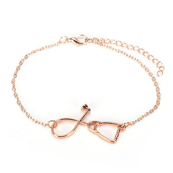 

1pc stethoscope bracelet student stethoscope pendant cosplay fashion jewelry gift for, Golden;silver