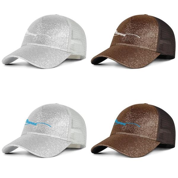 

черный ibanez логотип эмблема мужские и женские пони шляпа кепка дизайнерские спортивные симпатичные оригинальные бейсбол символ знак гитары, Blue;gray