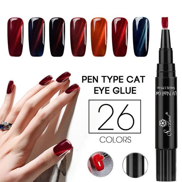

cat eye nail gel polish easy to use gel fashion manicure tool women gift 26 color nail polish glue painting varnish pen
