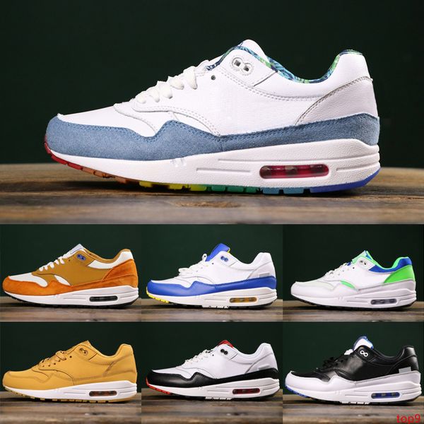 

mens 1 anniversary 87 running casual shoes animal pack 1s 87s classic zapatos trainers shoes 40-45