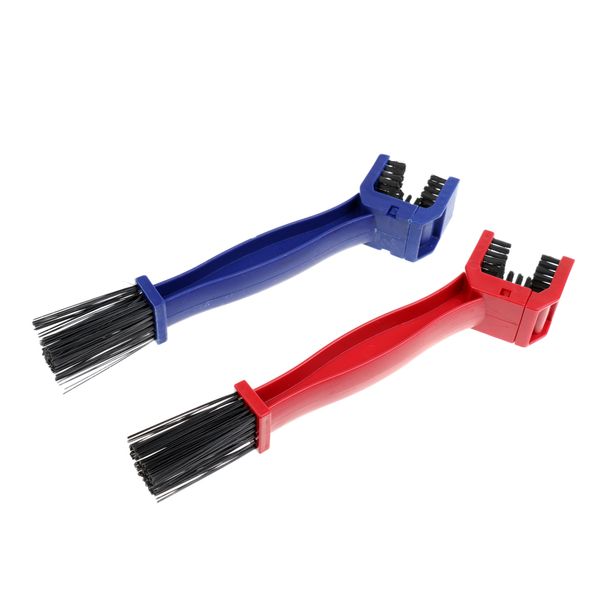 

2pcs cycling bicycle chain wheel wash cleaner tool cleaning brushes scrubber