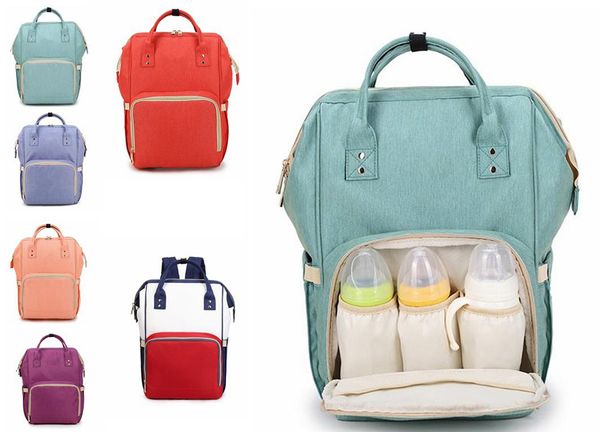 

diaper bags mommy backpack nappies backpack mother maternity backpacks outdoor nursing travel bags organizer light and wear resistant, Blue;pink