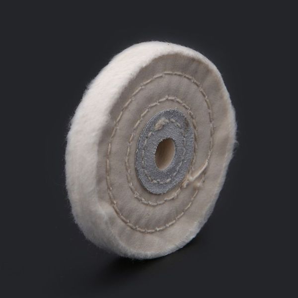 

abrasive buffing wheel white cotton lint cloth gold jewelry mirror polishing aid