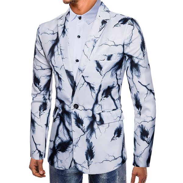 

new 2019 casual men's jackets fashion men autumn winter printed long sleeve coat outwear blouse men's coats and jackets, Black;brown