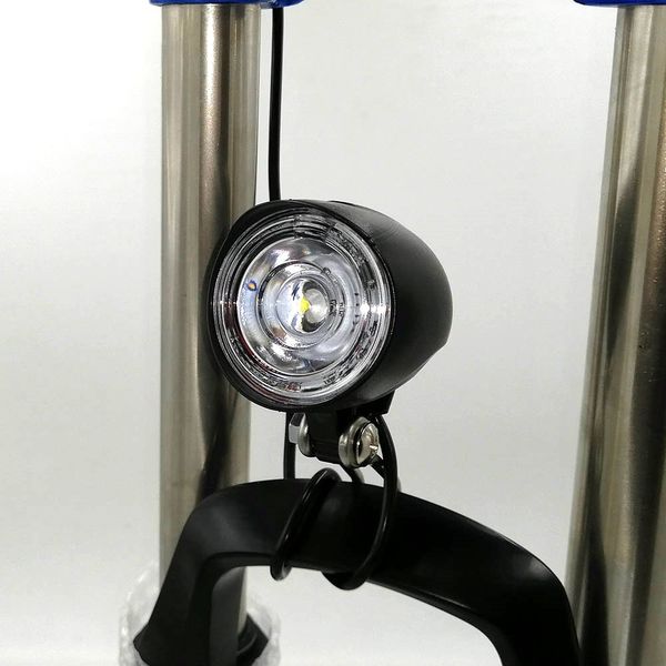 

bicycle led light 36v 48v 60v bike horn waterproof with horn for electric bike headlight front light waterproof