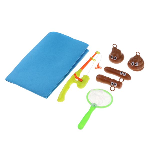 

bathroom fishing toys novelty poop games toilet joke gifts for kids and adults