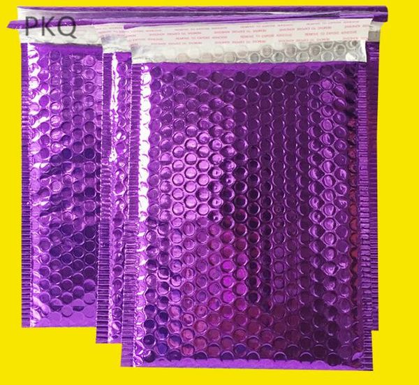 

15pcs 18*23cm/29*23cm purple self sealing padded mailing bag usable space poly bubble envelopes shipping mailing bags
