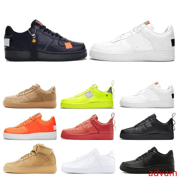 

utility triple black white dunk men women casual shoes sports skateboarding high low cut wheat trainers sneakers 36-45