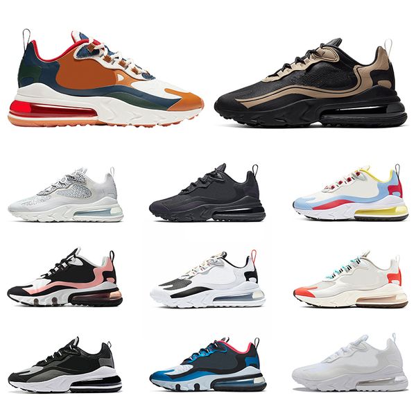 

react running shoes men women triple black white bauhaus homegrown silver mens trainers sneakers sports runners size 5.5-11, White;red