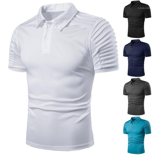 

shirts homme men solid color collar slim button fashion clothes summer mens designer tees clashing polo, White;black