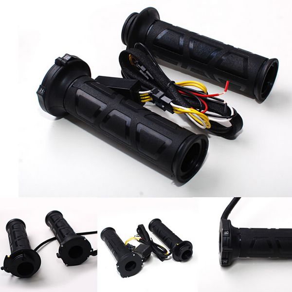 

motorcycle 7/8" 22mm hand heated grips molded grips atv warmers temperature adjusted handlebar
