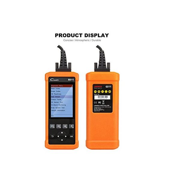

100% original creader 6011 obd2/eobd diagnostic scanner with abs and srs system diagnostic functions cr6011