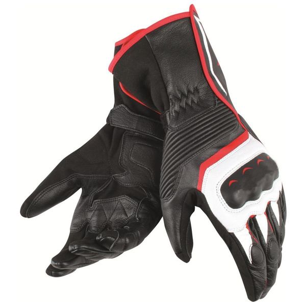 

dain assen gloves motocross motorcycle moto racing leather gloves white/black/red