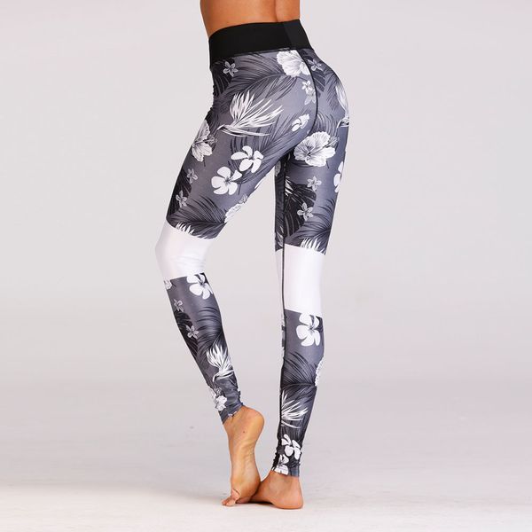 

yoga leggings sport women fitness legging slim stretch running tights women leggins elastic female trousers, White;black