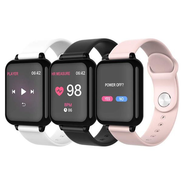 android relógio IP67 tela colorida inteligente impermeável ios pulseira esperto relógios inteligentes SmartWatch inteligente pressão arterial Relógio