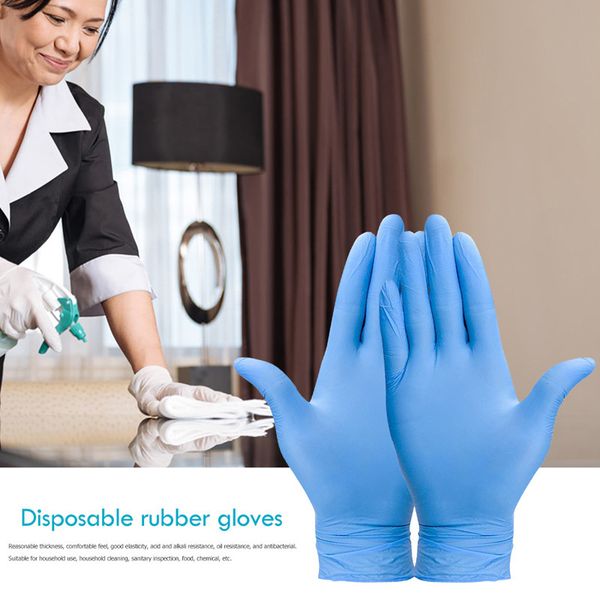 

whole sale disposable pvc gloves powder (non latex) pack of 100 pieces gloves anti-skid anti-acid protective gloves