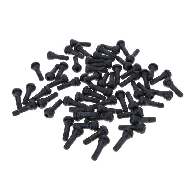 

100pcs auto tr413 rubber snap-in tire valve stem for atv, lawn mower
