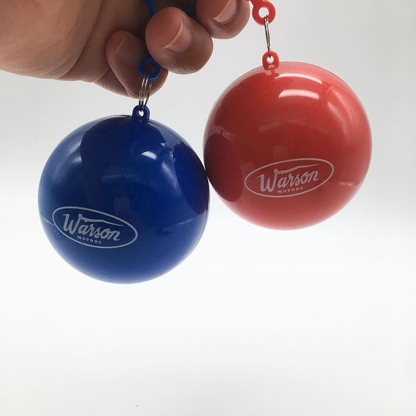 

customized logo raincoat disposable portable rain jacket poncho rainwear keyring ball raincoats 100pcs/lot