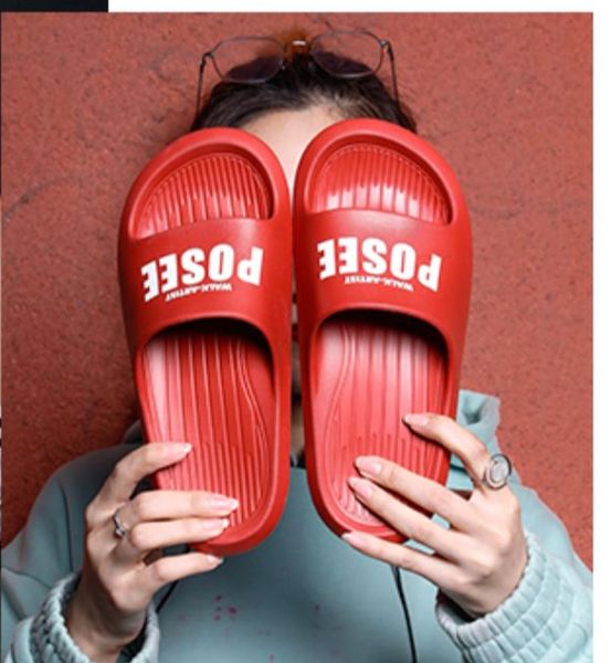 

men and women home slippers summer fashion korean version of indoor and outdoor summer men's outer wear non-slip soft-soled sli, Black