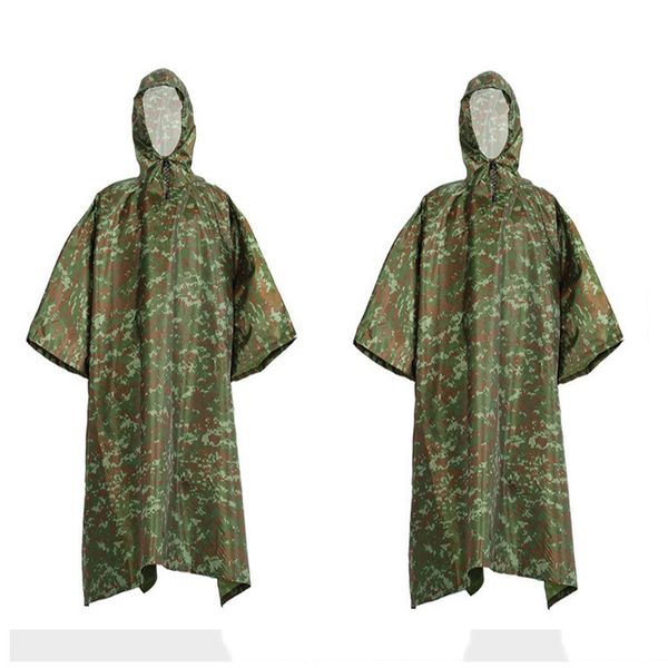 

outdoor waterproof raincoat impermeable multi-functional rain coat men women durable motorcycle poncho hunting rain gear