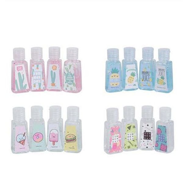 

50мл пустой alcohol refillable бутылка с key ring крючок прозрачный пластик рук дезинфицирующее бутылки для путешествий