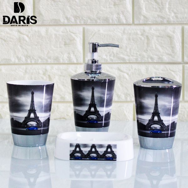 

sdarisb plastic audrey hepburn portrait 6 sets of bathroom wash sets and toilet brush furnishings bathroom accessories bath set