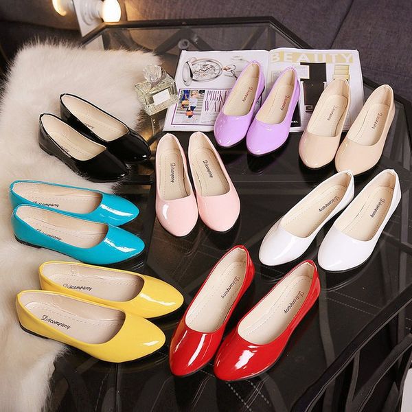 

2019 summer feminist casual shoes women's shoes low to help shallow mouth pointed flat with women's, Black