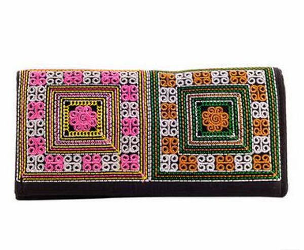 

national embroidery women small handbagsnice multi floral embroidered lady shopping day cluthes vintage canvas flap carrier