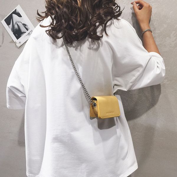 

mini bag new women's bag 2019 personality small square casual girl chain shoulder messenger tide