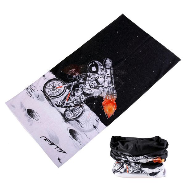 

2020 magic seamless bandamas head scarf cycling face shield mask new design women men bicycle moto sport neck warmer headbands, Black