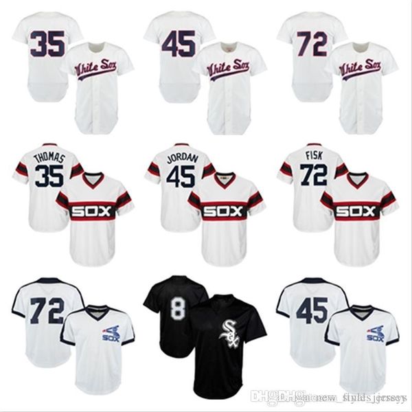 

10 Yoan Moncada 8 Bo Jackson 2019 new Chicago White Jersey 45 Michael Sox 21 Todd Frazier Frank Thomas 79 Jose Abreu jerseys