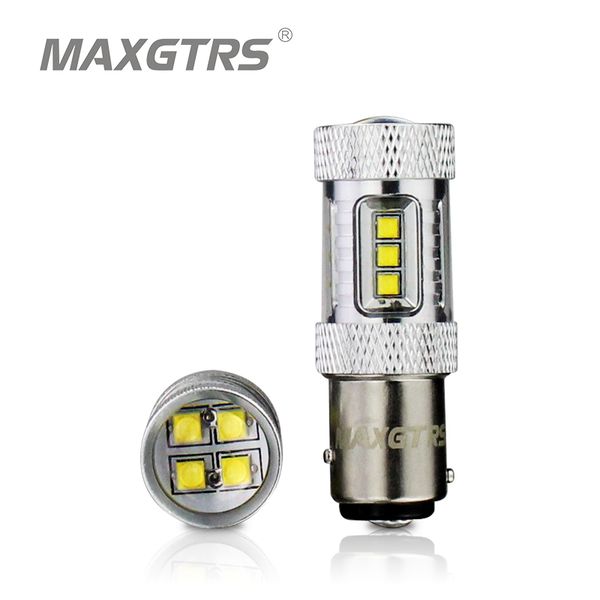 

2x 30w 50w 80w s25 1157 bay15d cree чип светодиодные лампы p21 / 5w автомобиля обратный резервный свет тормоз поворота парковка сигнальная л