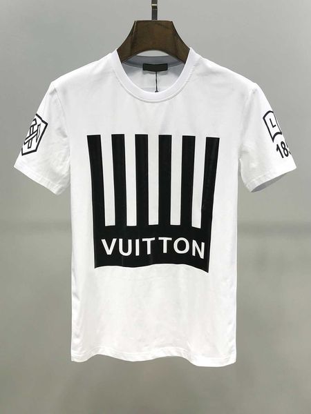 

2020 оптовая футболка мода мужская дизайнерская печать высокое качество футболки мужская женская мода хип-хоп футболка 5804, White;black