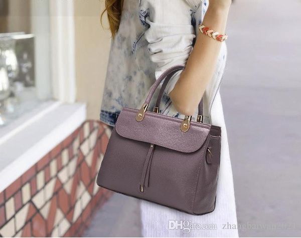 

европейский и американский стиль женский 2019 новые кожаные сумки модные женские сумки сто башенных сумок розовый