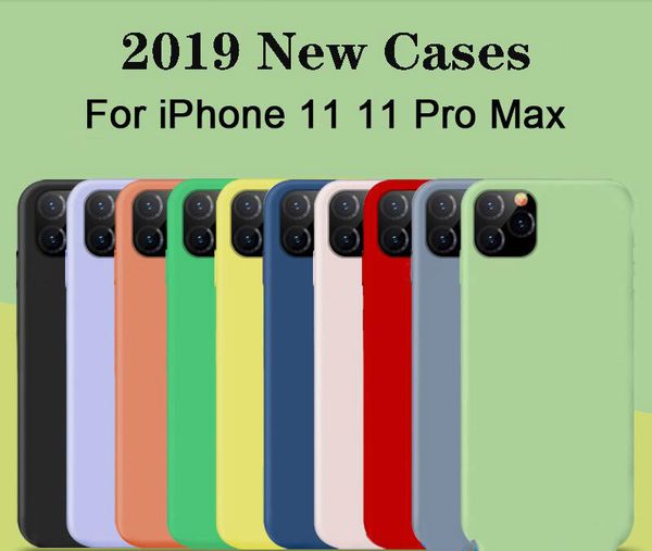 

2019 new model original silicone case for apple iphone 6 7 8 plus x xr xs max back cover for iphone 11 pro max 2019 case with box