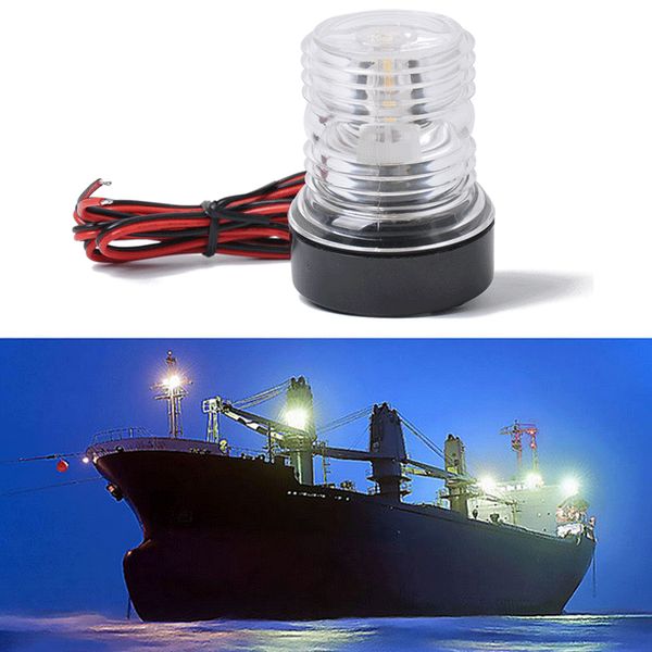 

marine boat yacht stern anchor led navigation light all round 360Â° white light