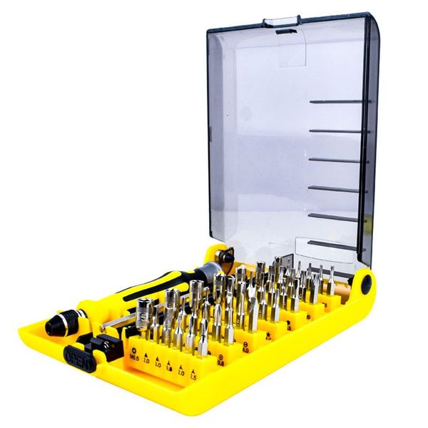 

45pcs precision multi-purpose screwdriver bit set for mobile phone computer pc repair disassemble part replacement tools
