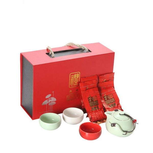 

new chinese tea travel teaware sets kung fu tea set ceramic portable porcelain gaiwan tea cups of ceremony with gift box tealeaf