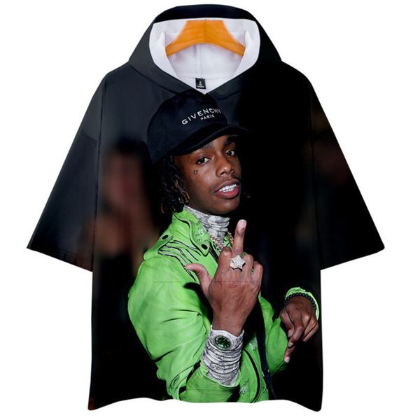 

ynw melly мужские летние толстовки круглый вырез с коротким рукавом hat 3d print homme clothing fashion style casual apparel94bo, White;black